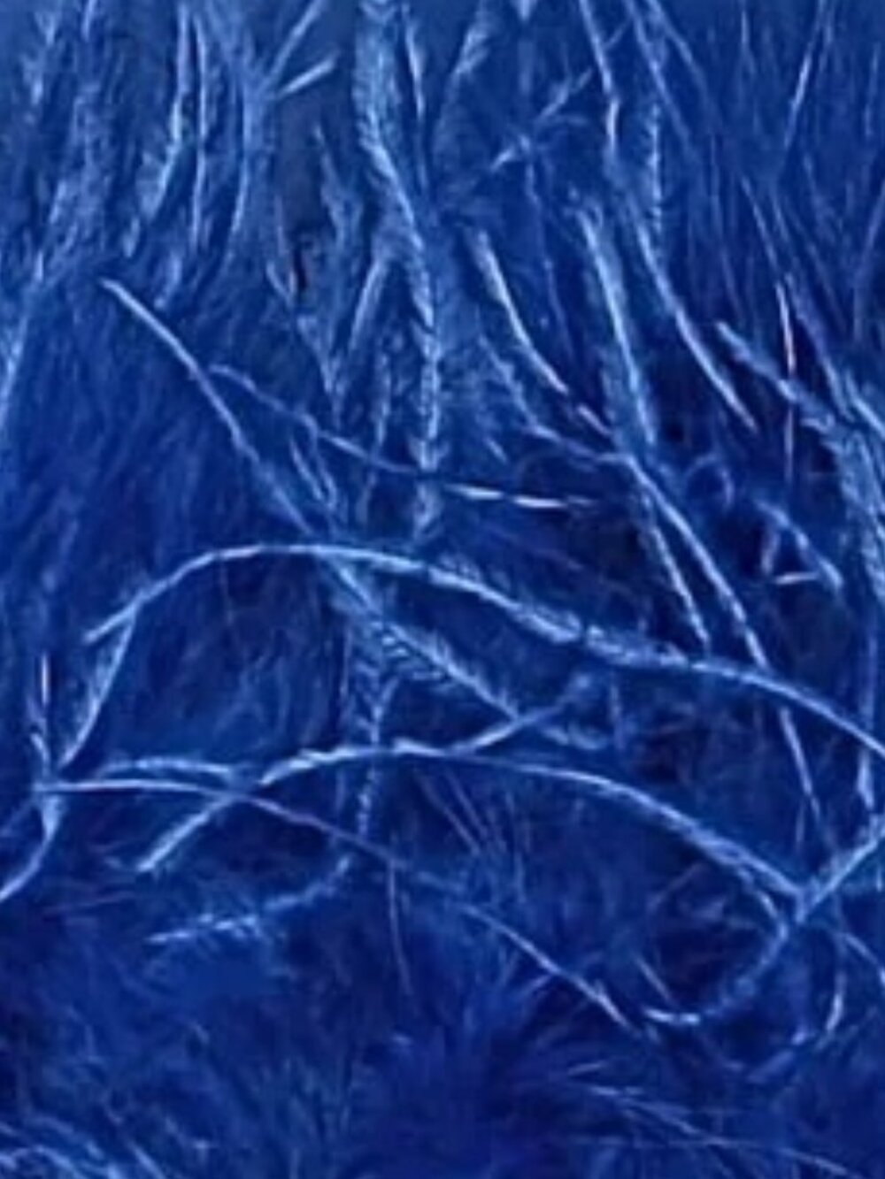 ๐ฅCHIC SEXY GLAM!๐ฅLAMARQUE x REVOLVE ZAINA COBALT LUXURIOUS OSTRICH FEATHER TOP - Picture 11 of 15